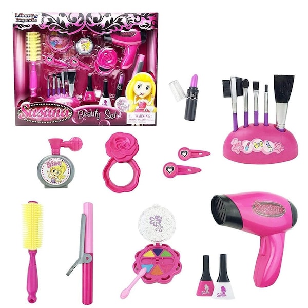 Az Trading & Import PSBE061 Pink Beauty Fashion Hair Salon Play Set PSBE061 - main